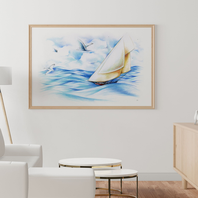 Tirage d'art - Par Grand voile