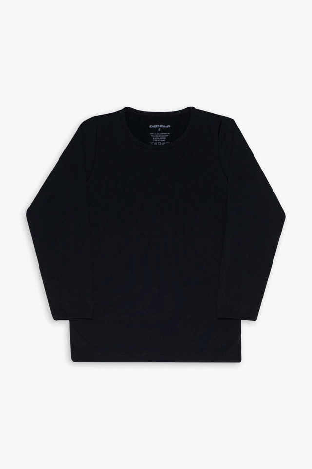 Camiseta Térmica Preta Dedeka Tam. 14