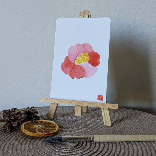 Camélia Bicolore - Tirage d'art multiformat