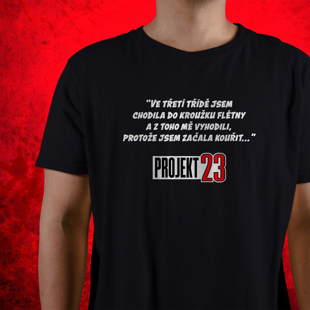 "Ve třetí třídě..." Pánské tričko