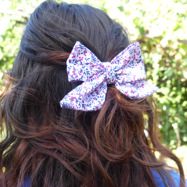 Barrette Eloïse violette 