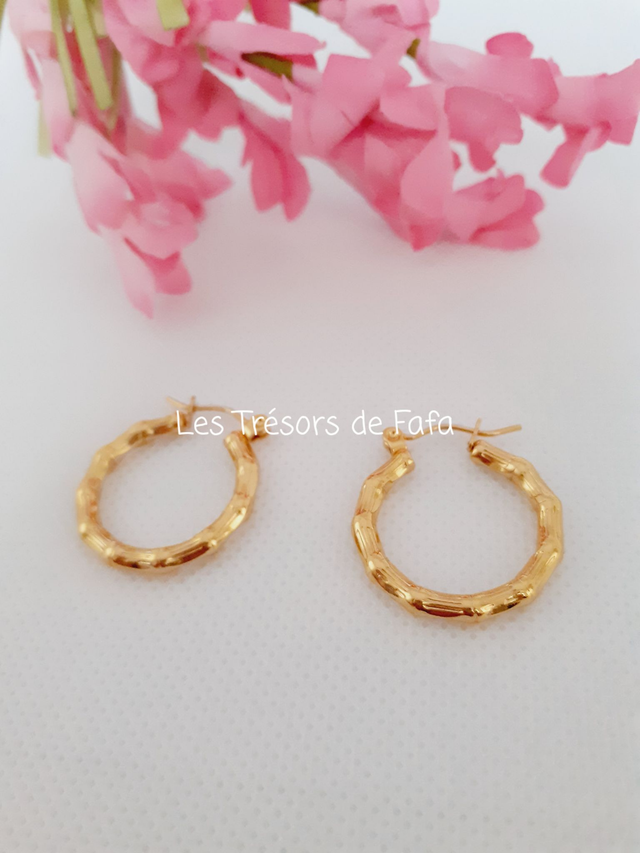 Boucles d'oreilles créoles