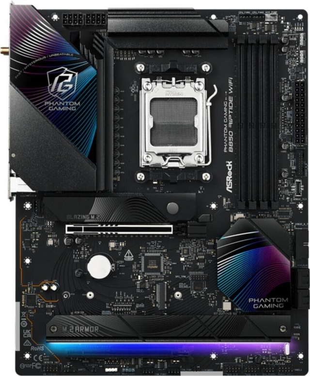 02.2.0122 – Scheda Madre ASRock Phantom Gaming B850 Riptide WiFi – ATX gaming con WiFi 7 per Ryzen 7000/8000/9000