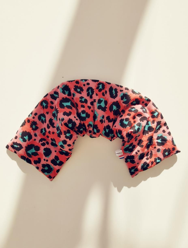 Bouillotte MADELEINE léopard rose