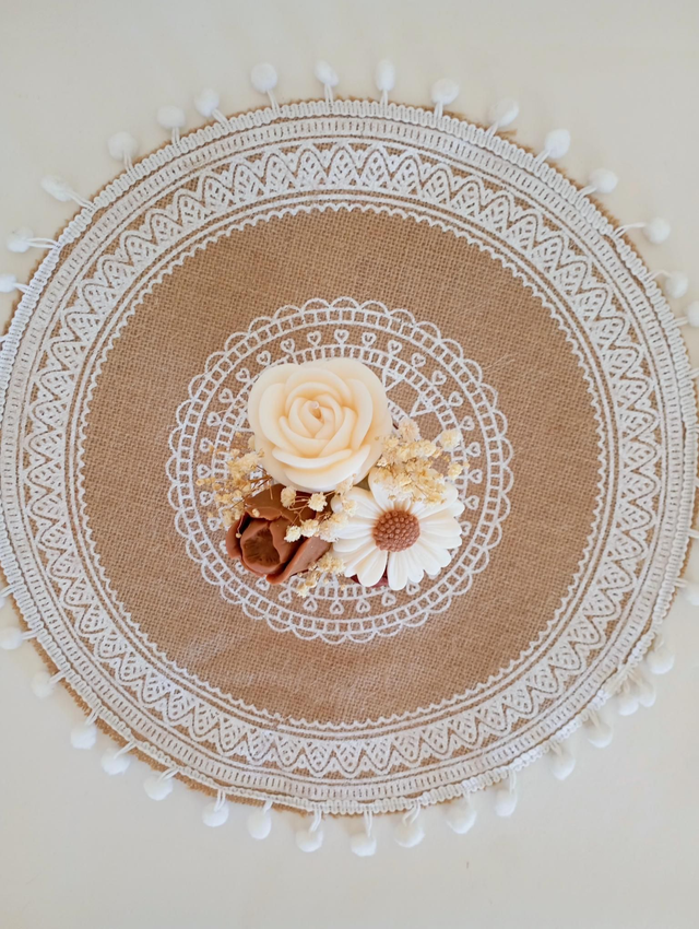 Mini Bouquet Éternel “Élégance Cappuccino”