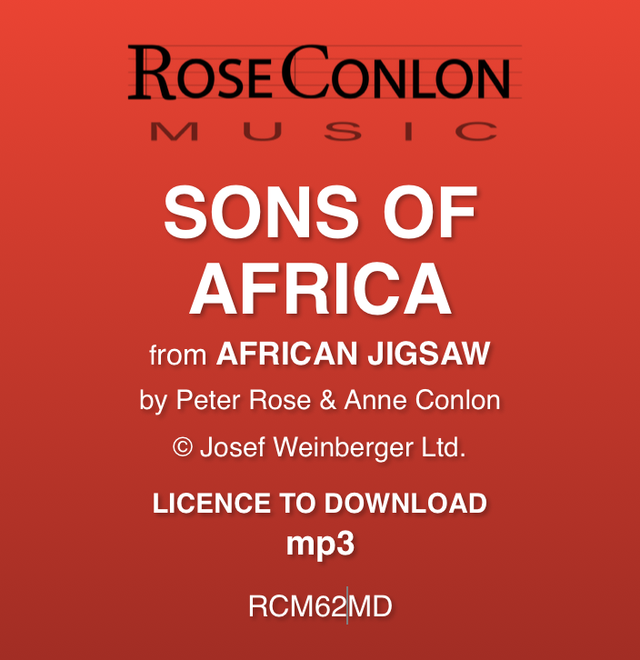 SONS OF AFRICA  (from African Jigsaw by Peter Rose &amp; Anne Conlon)