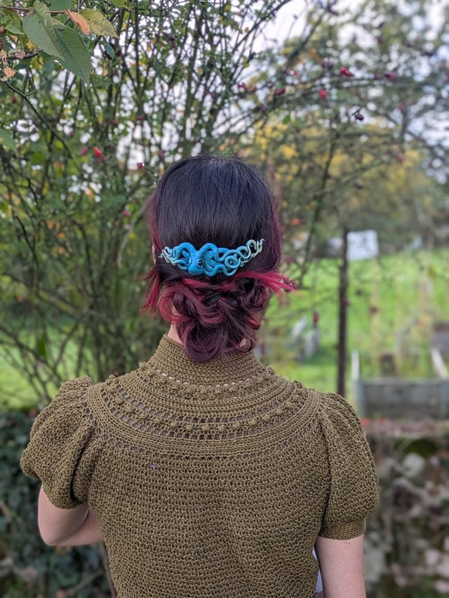 Peigne à cheveux pieuvre