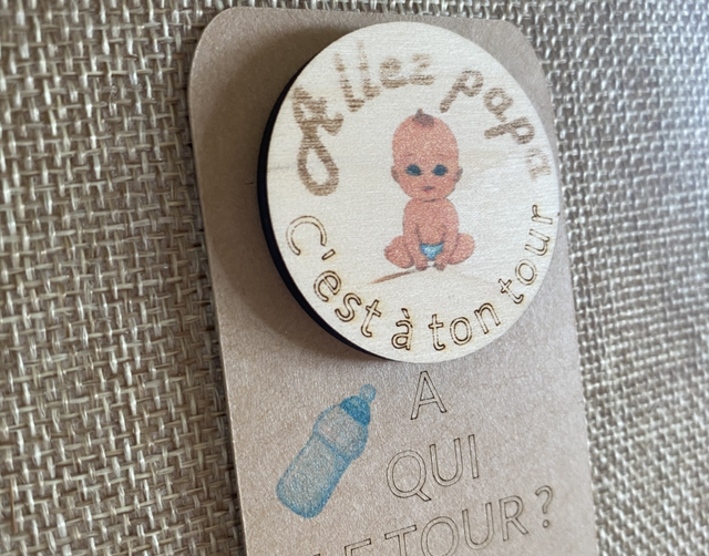 Jeton de décision &quot;A qui le tour ?&quot; Papa ou maman ?  