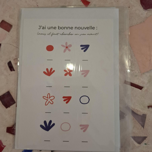 Lale-41 carte A6 baby shower