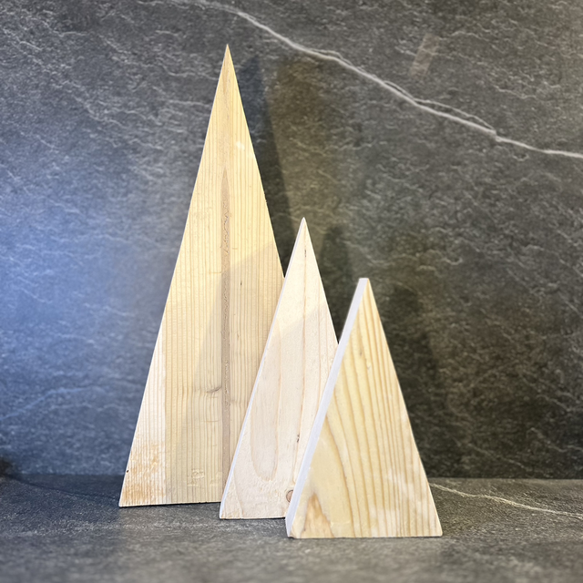 Rustikaler abstrakter Weihnachtsbaum  