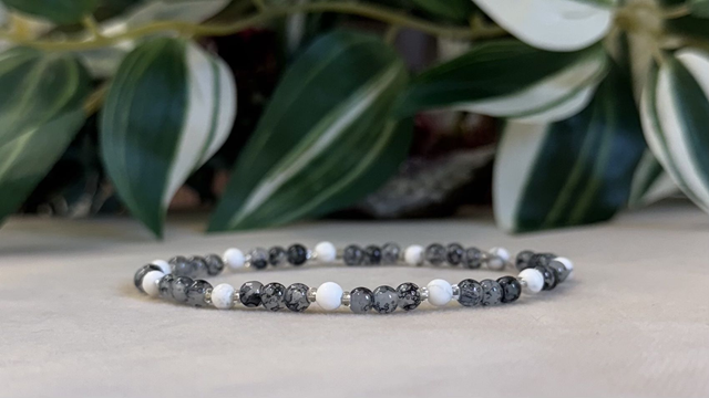 Bracelet | Howlite - Sobre 1