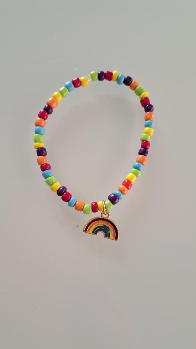 Rainbow beaded bracelets 