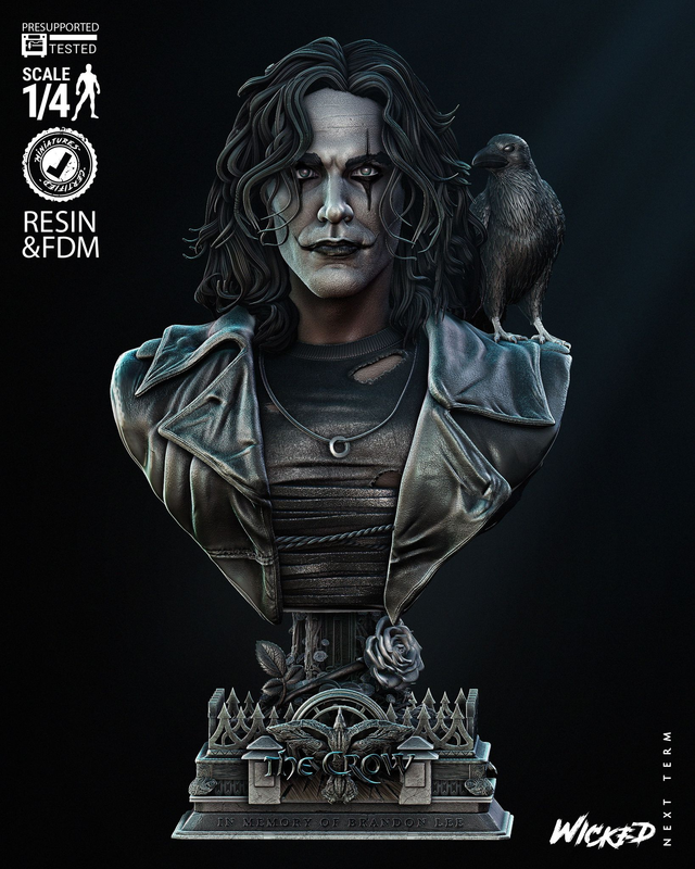 Buste THE CROW Eric Draven série movie 