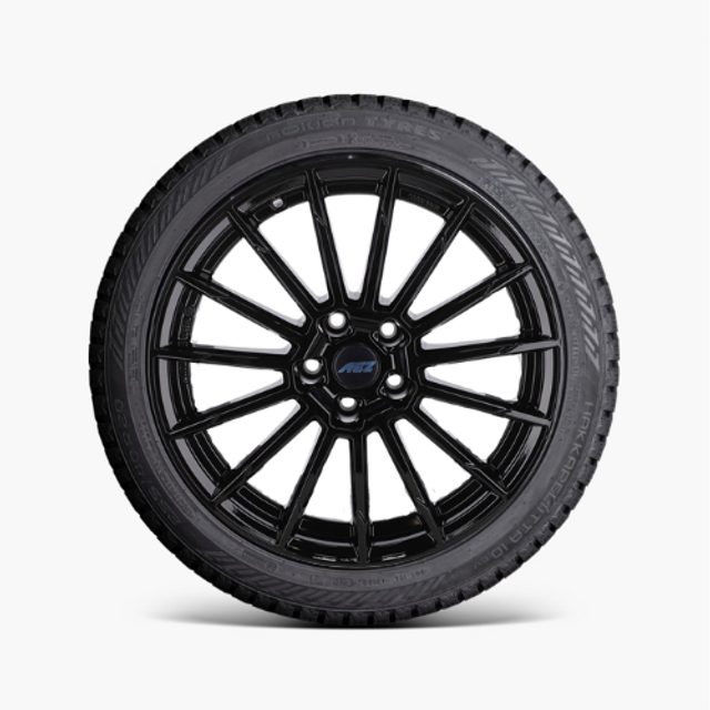 Model Y:n 19" AEZ-vanne- ja Nokian nastarengaspaketti (10)