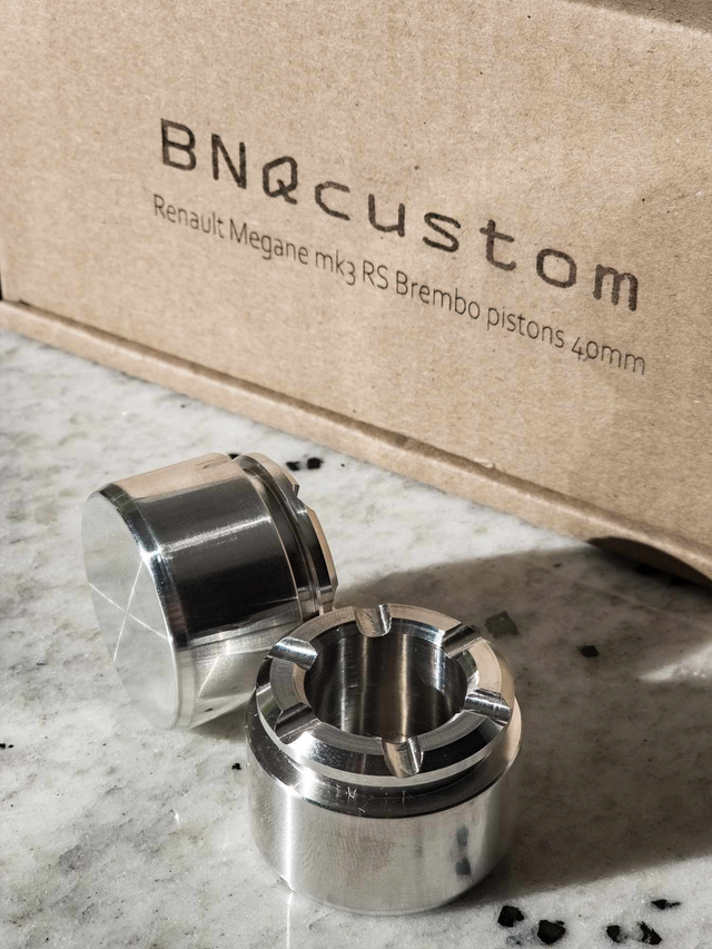 Pistons racing ventilés pour étrier Brembo