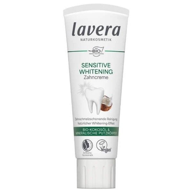 Lavera Zahncreme Sensitive Whitening, 75ml Tube