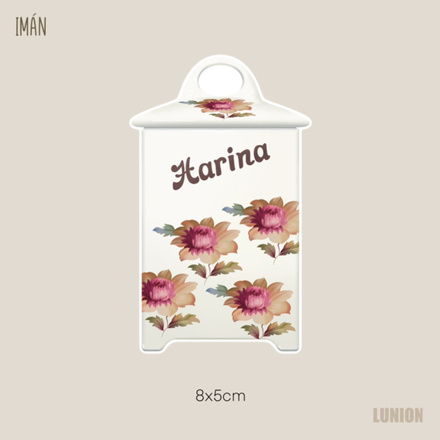 Imán Fanaloza flores