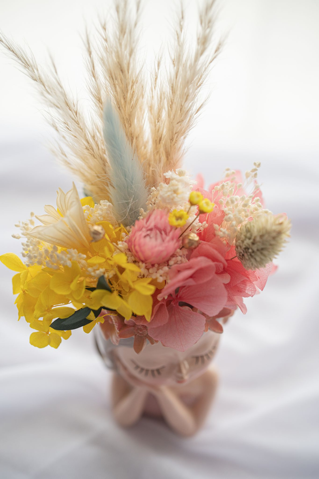 Mini poupée fleurie