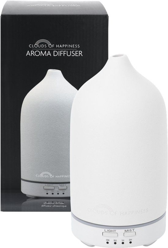 Keramische aroma diffuser 160ml WIT