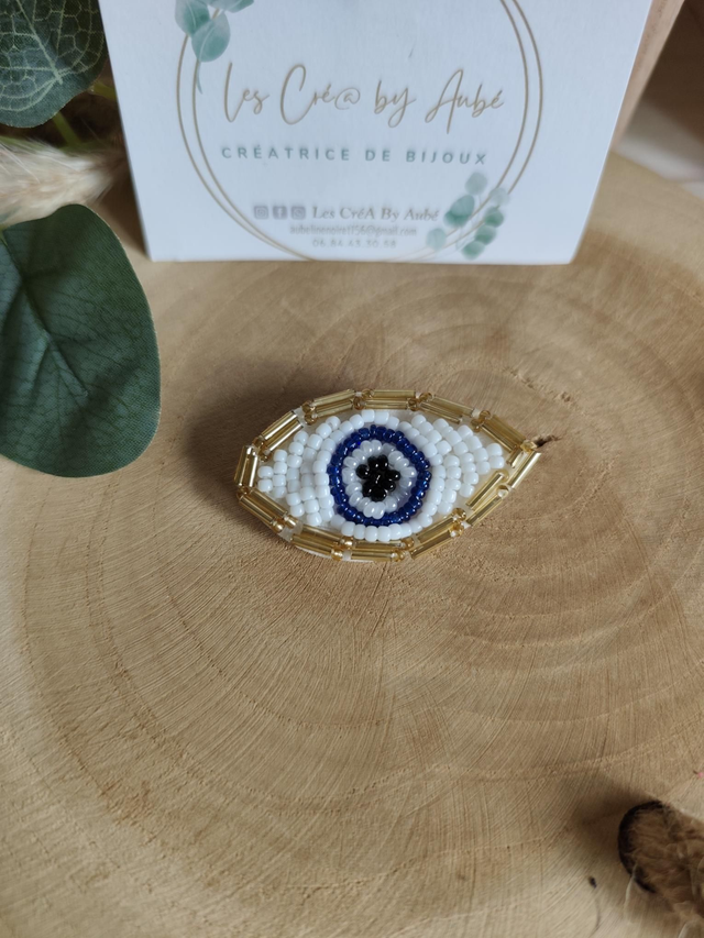 BROCHE OEIL PERLES 0000066