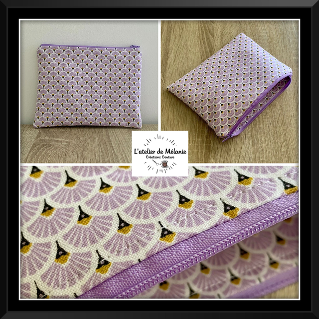 Pochette zippée