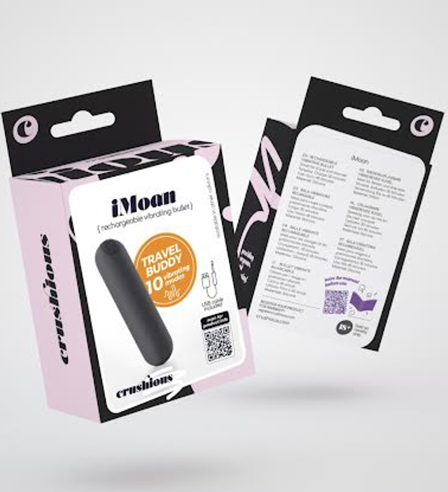 IMOAN BALA VIBRADORA RECARGABLE NEGRO CRUSHIOUS