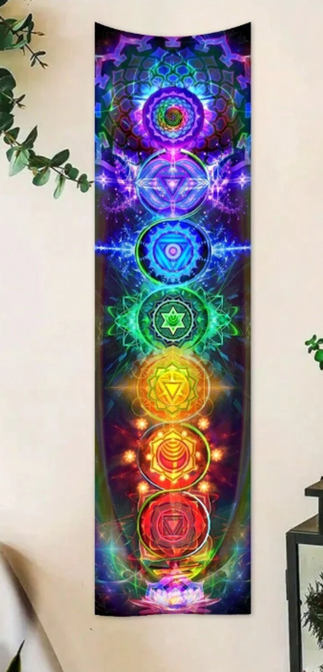 Tenture Chakras 150 x 40 cm