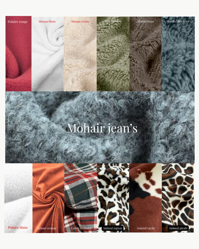 Capuche adulte - Mohair jean's