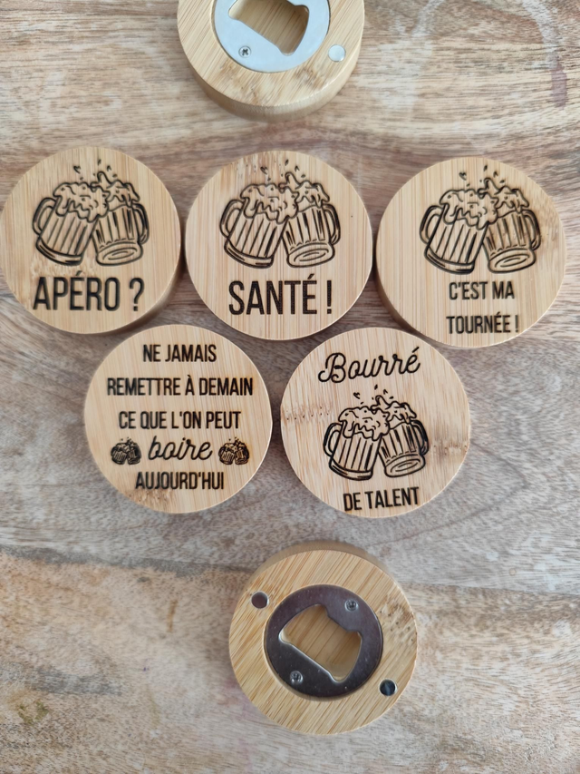 Décapsuleur aimanté 