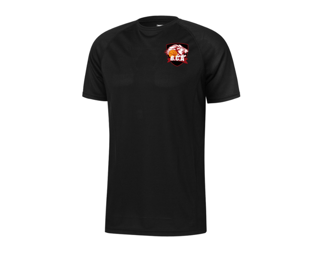 Tee-shirt anti transpirant noir BCA