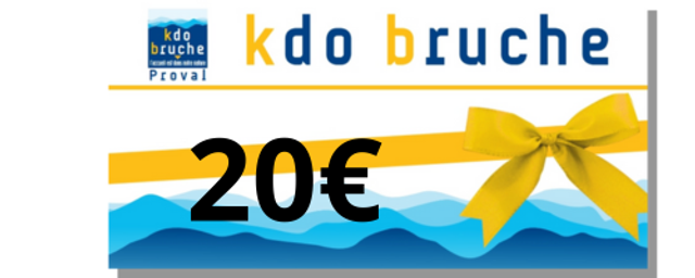 Chèque KD0 bruche 20€