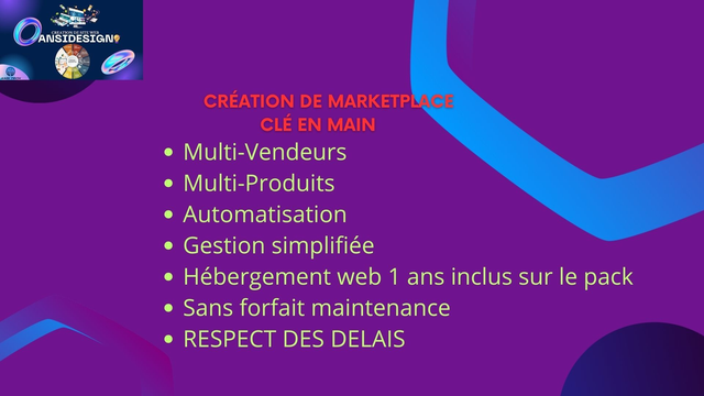 Création de Marketplace clé en main