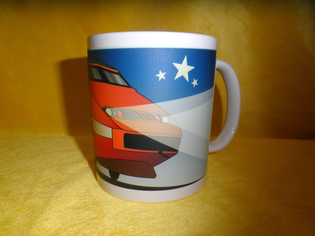 Mug phosphorescent TGV "By Night"