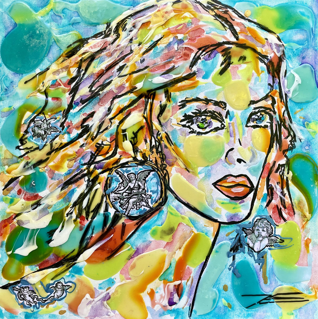 Les Anges Gardiens - 50x50cm - 2023