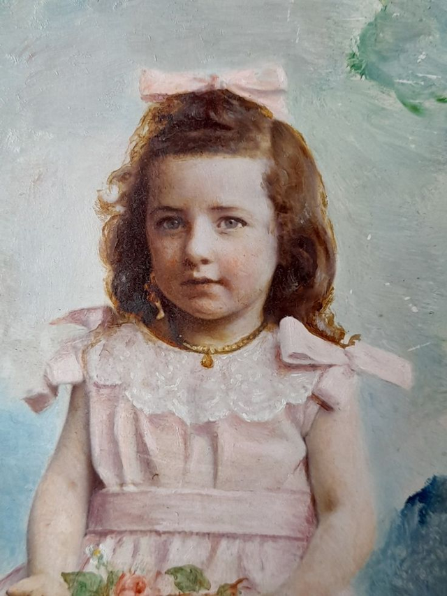 Portrait ancien fillette 