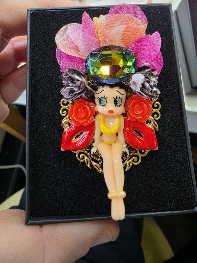 Broche artisanale Tricopin 