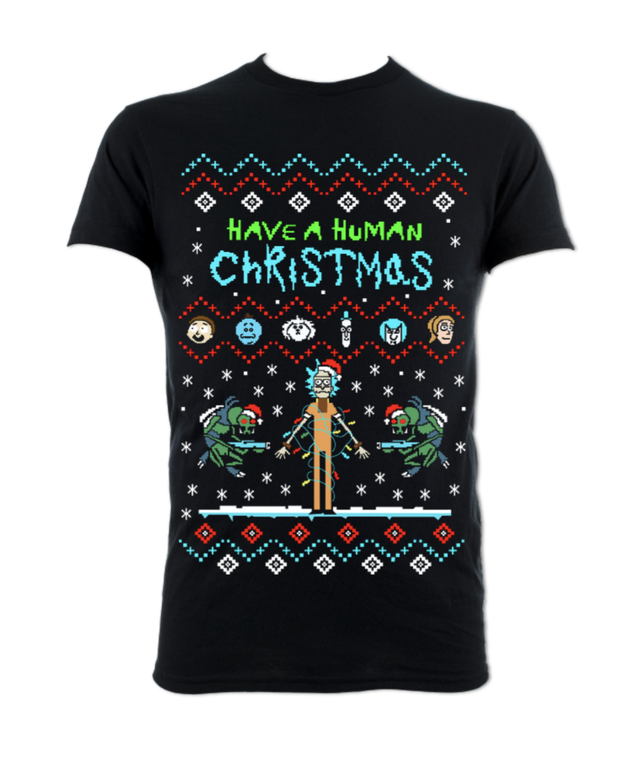 Rick and Morty Christmas T-shirt