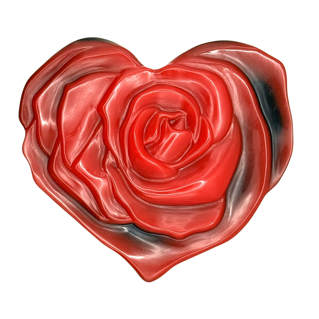 Boîte Cœur en Rouge et Noir