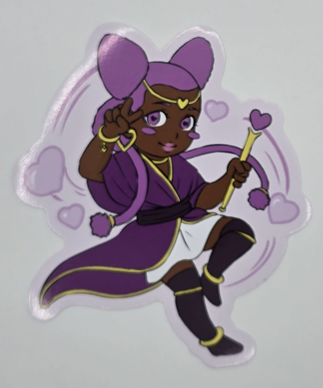 Magical Girl Pink 10x10cm