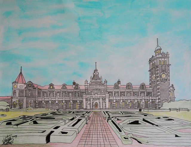 Anzac Square et la gare