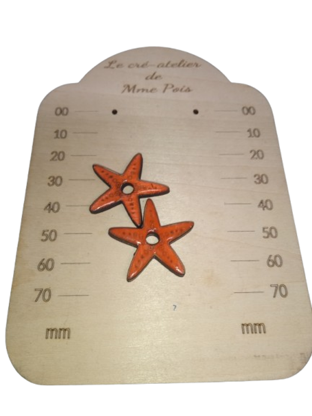 Éclat Corail – Pampilles artisanales bois &amp; résine