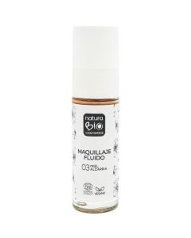 Maquillaje Fluido 03 Miel Alcarria 30ml Naturabio Cosmetics