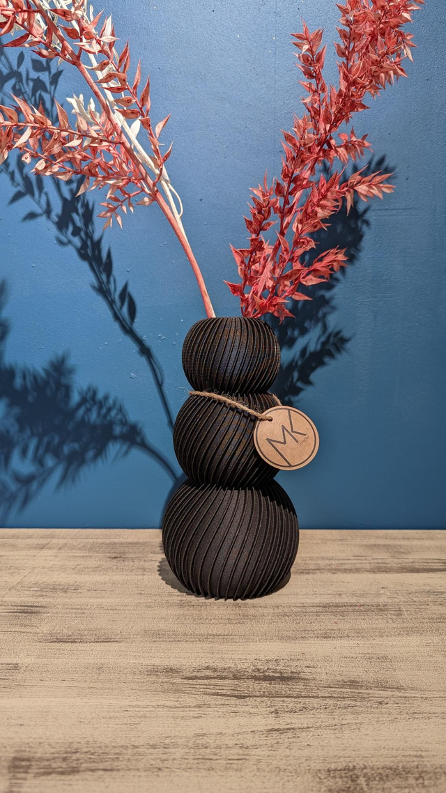 Vase Flamant Twist EBENE