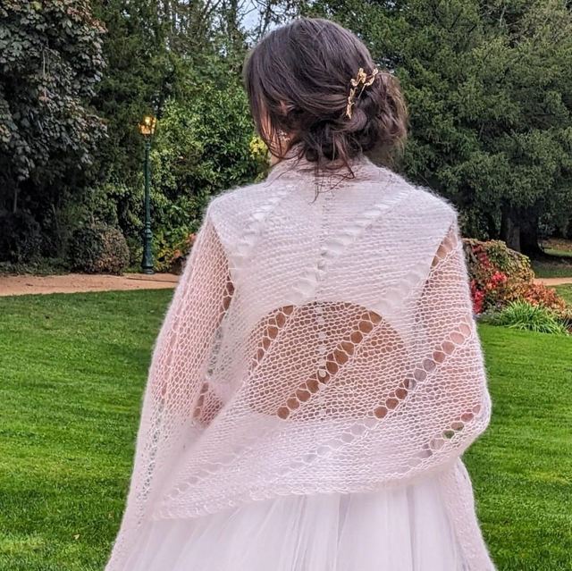 Châle Nona en Mohair et Soie