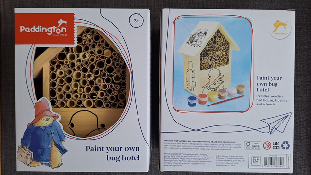 Paddington - Paint your own bug hotel 