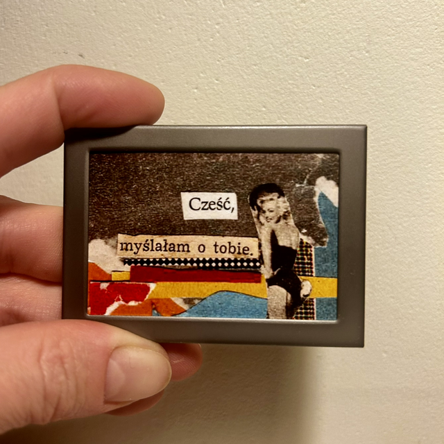 Miniaturka w ramce nr 29 - cześć, myślałam o Tobie 