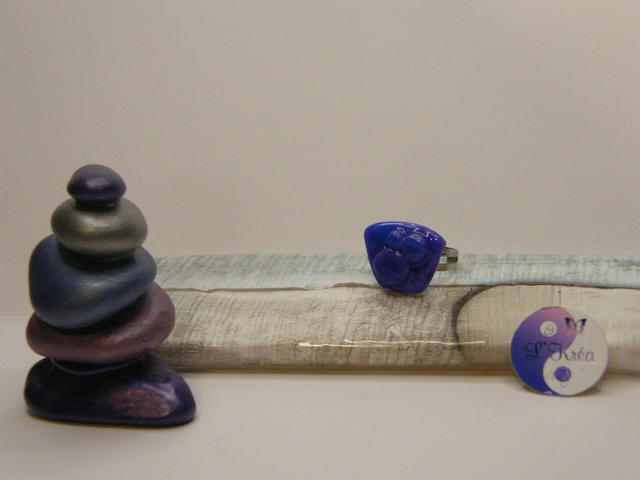 Triangle arrondi Violet