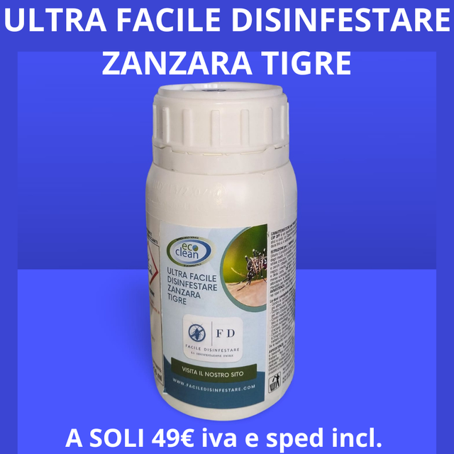 Ultra Facile Disinfestare Zanzara Tigre