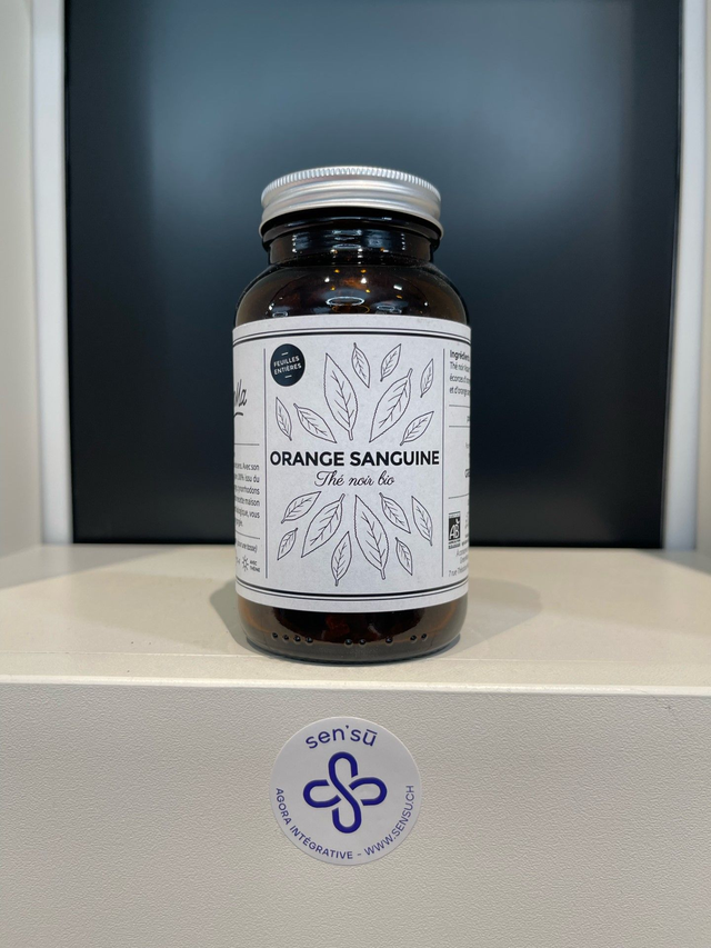 GREENMA THE NOIR ORANGE SANG. 70G BOC.VERRE