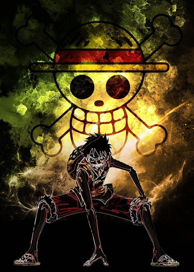 Poster Luffy Gear Second